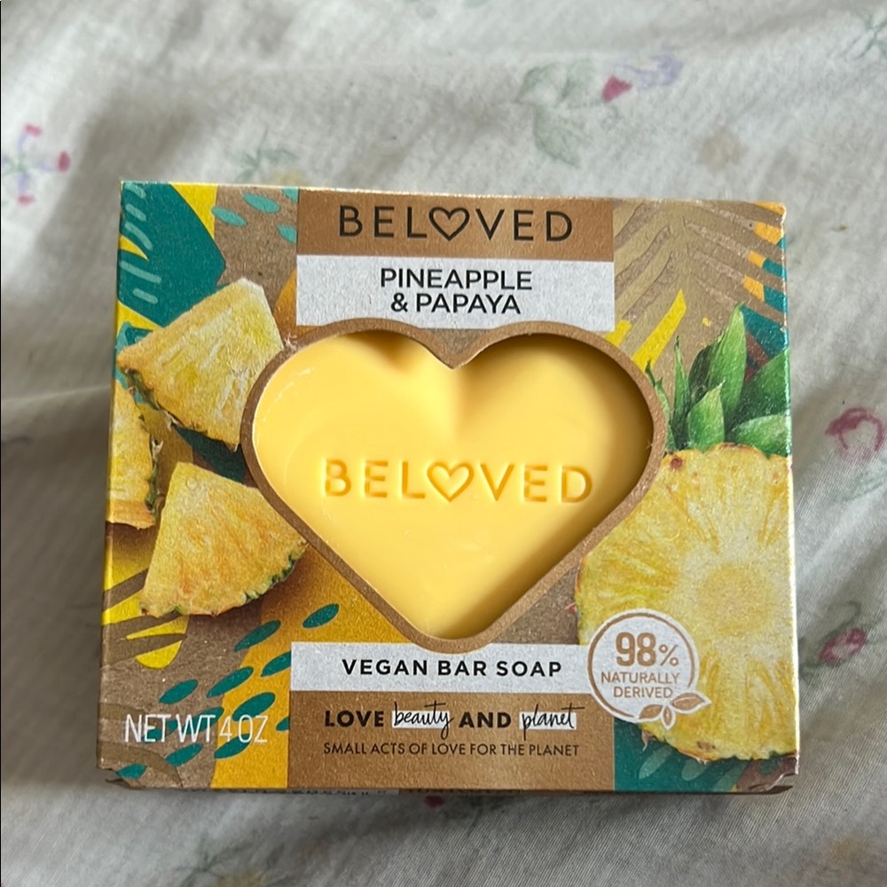 Beloved Pineapple and Papaya Vegan Bar Soap